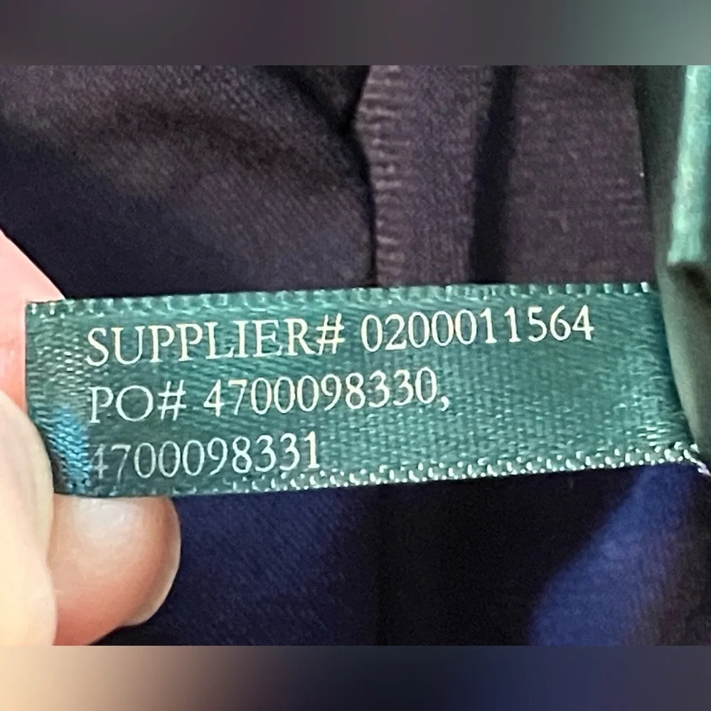 EUC LAUREN RALPH LAUREN Navy Lace Overlay Cap Sleeve Midi Sheath Dress Size 4 - Picture 7 of 14